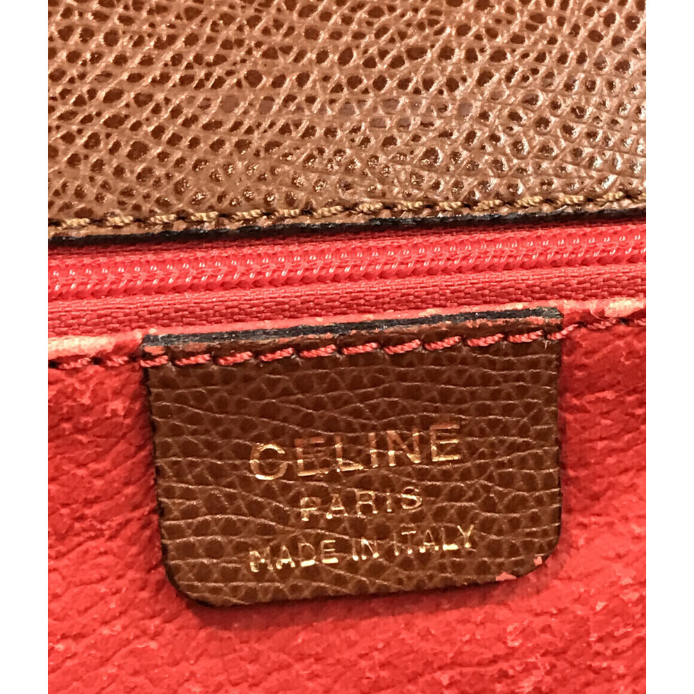 Celine shoulder Flap Brown crossbody bag - Picture 4 of 6